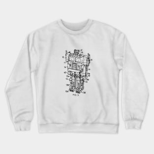 Optimus Prime Transformer Patent Image Original Crewneck Sweatshirt